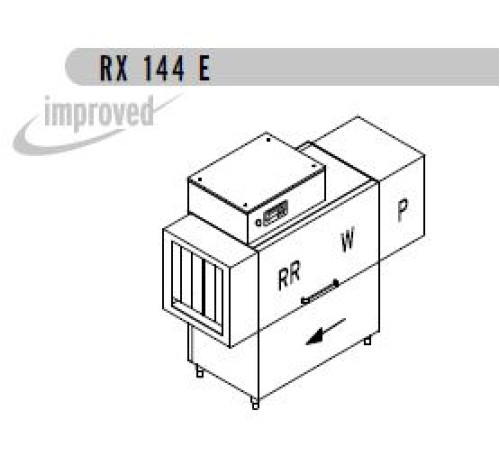 МАШИНА ПОСУДОМОЕЧНАЯ DIHR RX 144 E SX+DDE+HR10+DR64/ДЕЛЕНИЕ 2 ЧАСТИ