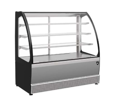 ВИТРИНА КОНДИТЕРСКАЯ KAYMAN KВК-1305М ЛЮКС СЕРЫЙ МАТОВЫЙ