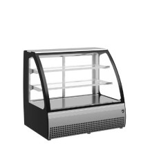 ВИТРИНА КОНДИТЕРСКАЯ KAYMAN KВК-950М НАСТОЛЬНАЯ ЛЮКС ЧЕРНЫЙ