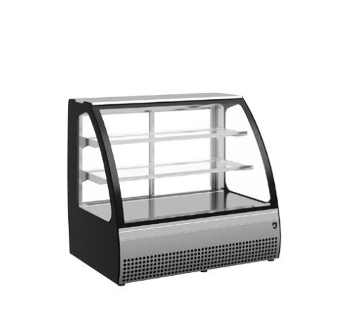 ВИТРИНА КОНДИТЕРСКАЯ KAYMAN KВК-950М НАСТОЛЬНАЯ ЛЮКС НЕРЖАВЕЙКА