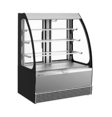 Витрина кондитерская KAYMAN KВК-950М открытая люкс серый матовый