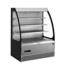 ВИТРИНА КОНДИТЕРСКАЯ KAYMAN KВК-950МГ ОТКРЫТАЯ ПРИСТЕННАЯ ЛЮКС ЧЕРНЫЙ