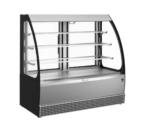 ВИТРИНА КОНДИТЕРСКАЯ KAYMAN KВК-1305М  ОТКРЫТАЯ ЛЮКС ЧЕРНЫЙ