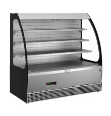 ВИТРИНА КОНДИТЕРСКАЯ KAYMAN KВК-1305МГ ОТКРЫТАЯ ПРИСТЕННАЯ ЛЮКС ЧЕРНЫЙ