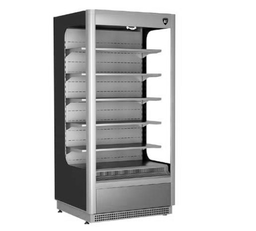 ВИТРИНА ХОЛОДИЛЬНАЯ ПРИСТЕННАЯ KAYMAN KВК-950МП ЧЕРНАЯ