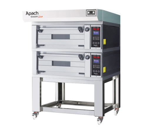 ПЕЧЬ ПОДОВАЯ ДЛЯ ПИЦЦЫ С ПОДСТАВКОЙ БЕЗ НАПРАВЛЯЮЩИХ APACH BAKERY LINE E2L2PZLHSE DPBI-T ПЕЧЬ ПОДОВАЯ ДЛЯ ПИЦЦЫ С ПОДСТАВКОЙ БЕЗ НАПРАВЛЯЮЩИХ APACH BAKERY LINE E2L2PZLHSE DPBI-T