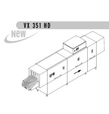 МАШИНА Д/МОЙКИ ЯЩИКОВ DIHR VX 351 DX+DDE+XP+DR99/2 ЧАСТИ