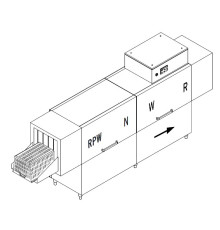 МАШИНА Д/МОЙКИ ЯЩИКОВ DIHR VX 401 DX+DDE+XP+DR99/2 ЧАСТИ