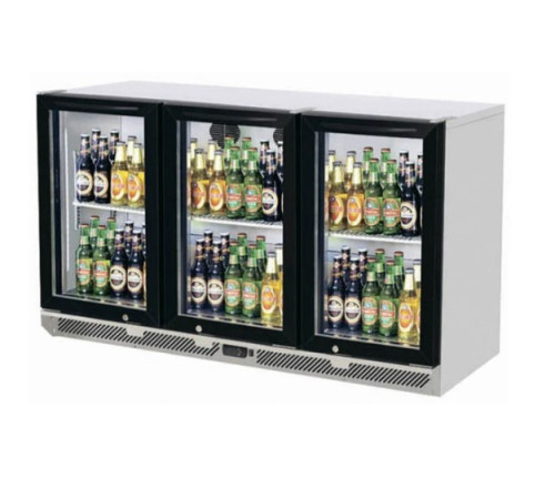 ШКАФ ХОЛОДИЛЬНЫЙ БАРНЫЙ СО СТЕКЛ. ДВЕР. TURBOAIR TB13-3G-SL-900