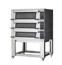 ПЕЧЬ ПОДОВАЯ БЕЗ КОЗЫРЬКА С ПОДСТАВКОЙ БЕЗ НАПРАВЛЯЮЩИХ APACH BAKERY LINE E4K6L DPBI-T