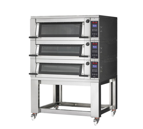 ПЕЧЬ ПОДОВАЯ БЕЗ КОЗЫРЬКА С ПОДСТАВКОЙ БЕЗ НАПРАВЛЯЮЩИХ APACH BAKERY LINE E4K6L DPBI-T