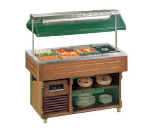 СТОЛ ШВЕД.ОХЛАЖД.ОСТРОВ. ISOLA 6 M ТЕМН.ОРЕХ