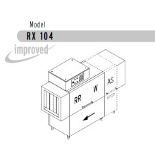 МАШИНА ПОСУДОМОЕЧНАЯ DIHR RX 104 AS SX+DDE+XP+DR64