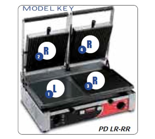 ГРИЛЬ КОНТАКТНЫЙ SIRMAN PD LR-RR TIMER