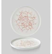 Тарелка мелкая 21см, h2см с прямым бортом, Chefs Plate, цвет Kintsugi Coral, KTAMWP211