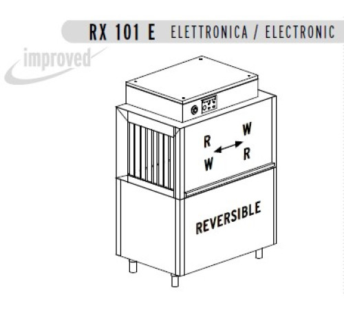 МАШИНА ПОСУДОМОЕЧНАЯ DIHR RX 101 E SX+XP+2LC73