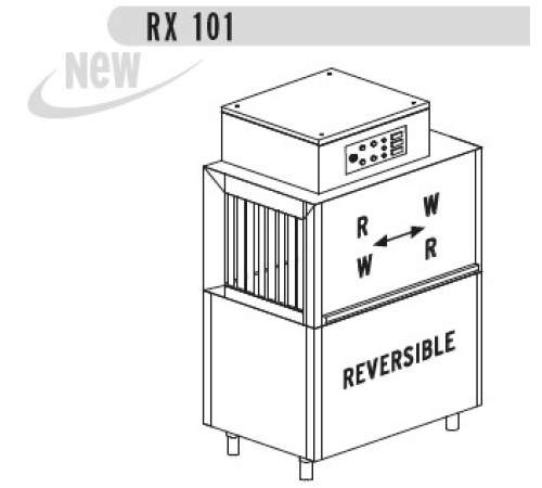 МАШИНА ПОСУДОМОЕЧНАЯ DIHR RX 101 E+DDE+2LC73