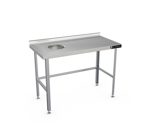 СТОЛ ДЛЯ СБОРА ОТХОДОВ ПРИСТЕННЫЙ  KAYMAN СП-446/1206-Л-А