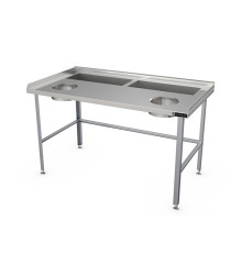 СТОЛ ДЛЯ РАЗДЕЛКИ ОВОЩЕЙ ПРИСТЕННЫЙ KAYMAN СП-656/1508-2-А