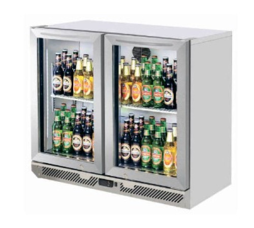 ШКАФ ХОЛОДИЛЬНЫЙ БАРНЫЙ СО СТЕКЛ. ДВЕР. TURBOAIR TB9-2G-SL-800