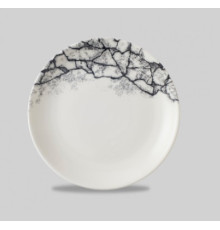 Тарелка мелкая 28,8см, без борта, цвет Kintsugi Quartz Black KAQBEV111