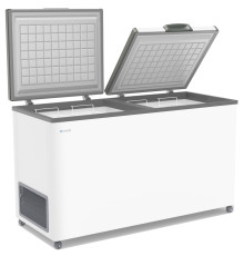 ЛАРЬ МОРОЗИЛЬНЫЙ FROSTOR F 500 SD БЕЛЫЙ (СЕРАЯ РАМКА) STANDART DOUBLE (ПРОПАН)