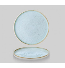 Тарелка мелкая d26см h2см с прямым бортом, Chefs Plate, Stonecast Duck Egg Blue SDESWP261