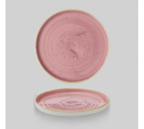 Тарелка мелкая d21см h2см с прямым бортом, Chefs Plate, Stonecast Petal Pink SPPSWP211