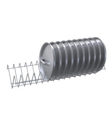 ПОЛКА ДЛЯ КРЫШЕК ШКАФА ДЛЯ ДЕЗИНФЕКЦИИ ПОСУДЫ KAYMAN ШДП-950-4 А