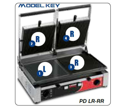 ГРИЛЬ КОНТАКТНЫЙ SIRMAN PD LR-LR TIMER