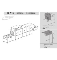 МАШИНА ПОСУДОМОЕЧНАЯ DIHR QX 536 DX+DDE+HRF20+DRF69/2 ЧАСТИ