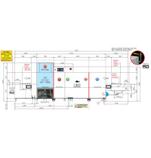 МАШИНА Д/МОЙКИ ЯЩИКОВ DIHR LX 751 DX СПЕЦ.+DDE+DRF99MB+XP+SAN/ДЕЛЕНИЕ 3 ЧАСТИ