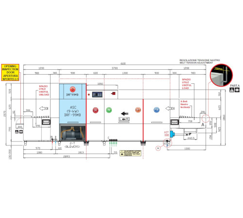 МАШИНА Д/МОЙКИ ЯЩИКОВ DIHR LX 751 DX СПЕЦ.+DDE+DRF99MB+XP+SAN/ДЕЛЕНИЕ 3 ЧАСТИ
