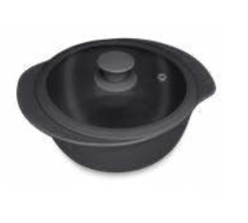 Кастрюля керамическая с крышкой D25см/2,3л  NANQUIM, 023388, BM02-4503