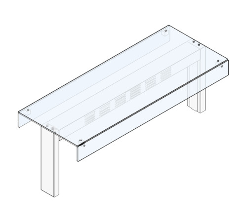 НАДСТРОЙКА НАСТОЛЬНАЯ APACH CHEF LINE LD9109001404