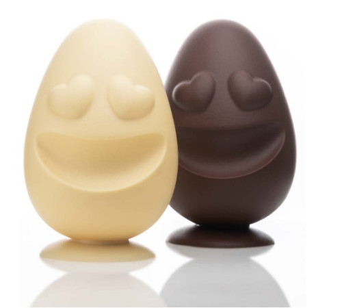 Форма д/шок. SWEETY egg 140x140xh215 mm 340гр, 2 шт, KT210