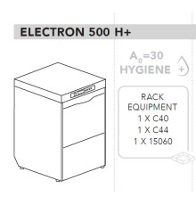 МАШИНА ПОСУДОМОЕЧНАЯ DIHR ELECTRON 500 H+