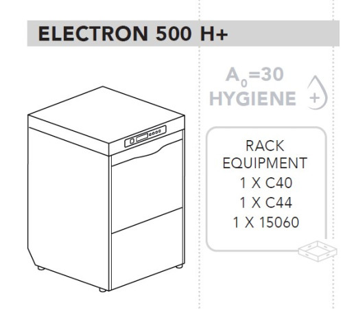 МАШИНА ПОСУДОМОЕЧНАЯ DIHR ELECTRON 500 H+