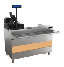 ПРИЛАВОК КАССОВЫЙ С ПОДЛОКОТНИКОМ KAYMAN PRESTO ПК-1120-02