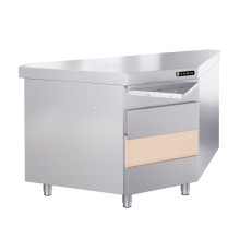 ПРИЛАВОК НЕЙТРАЛЬНЫЙ KAYMAN PRESTO ПНВШ-90-02 ВНЕШНИЙ УГЛОВОЙ