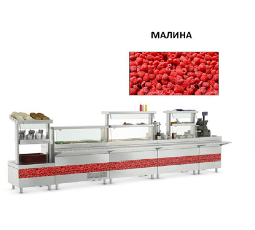 ПАНЕЛЬ ПЕРЕДНЯЯ ДЛЯ МОДУЛЯ KAYMAN PRESTO (1500ММ) - МАЛИНА