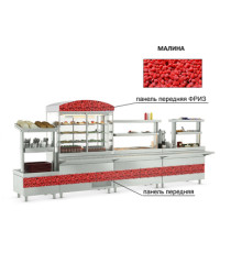 ПАНЕЛЬ ПЕРЕДНЯЯ ДЛЯ ФРИЗА KAYMAN PRESTO (1500ММ) - МАЛИНА