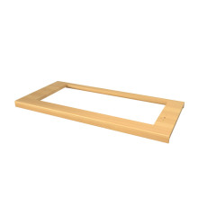 СТОЛЕШНИЦА ДЛЯ МР2, ПО, ПВГ, ПВО KAYMAN GUSTO 1240Х900 ЦЕНТР. (ДЕРЕВО) С ОТВ. ПОД ПОЛКУ