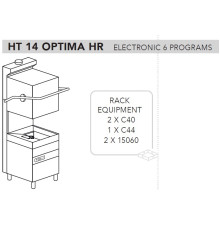 МАШИНА ПОСУДОМОЕЧНАЯ DIHR HT 14 OPTIMA HR DA