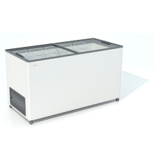 ЛАРЬ МОРОЗИЛЬНЫЙ FROSTOR F 500 С ПРЯМОЕ СТЕКЛО СЕРЫЙ (ПРОПАН)