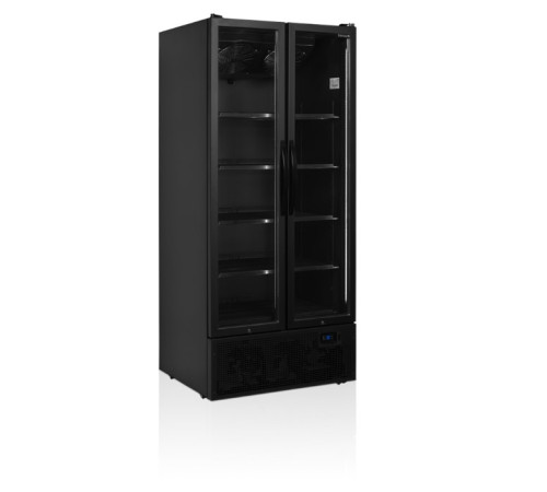 ШКАФ ХОЛОДИЛЬНЫЙ СО СТЕКЛОМ TEFCOLD FS890H BLACK