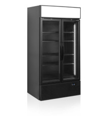 ШКАФ ХОЛОДИЛЬНЫЙ СО СТЕКЛОМ TEFCOLD FSC1000H BLACK