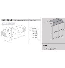 МАШИНА ПОСУДОМОЕЧНАЯ DIHR RX 356 LC SX+DDE+HR20