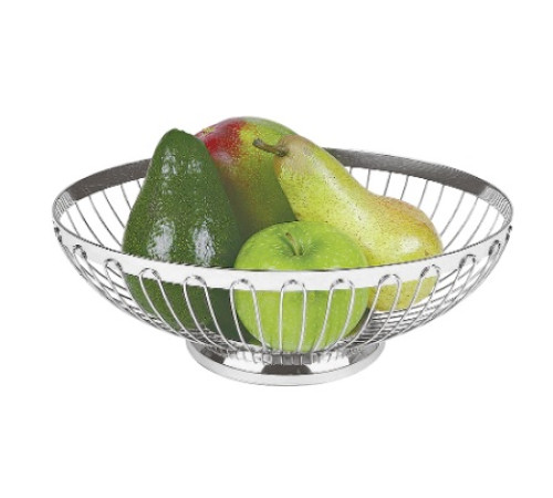 Корзина для фрутков 28х21см, нерж. сталь 42956-28