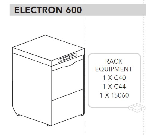 МАШИНА ПОСУДОМОЕЧНАЯ DIHR ELECTRON 600+PS